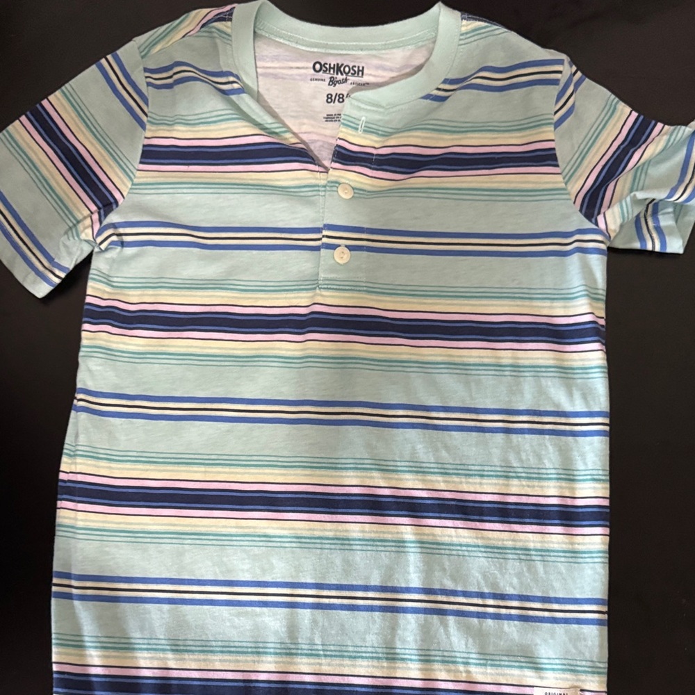 OshKosh B'gosh Blue and Purple Button Down Shirt